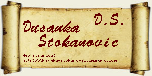 Dušanka Stokanović vizit kartica